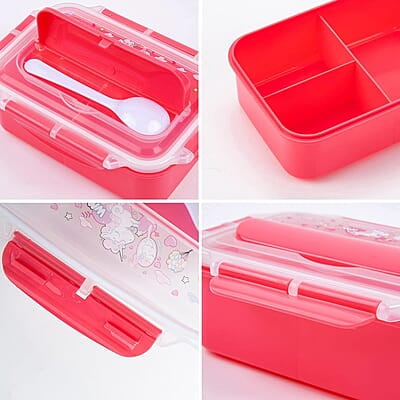 1 Pc Lunch Box For Kids With Spoon 1 Pc Sipper Bottle Leak Proof Tiffin Box For Boys, Girls, School & Office, Microwave Safe (Food Grade Pp Plastic) 800 Milliliters - 800 Ml 1 Pc Lunch Box For Kids With Spoon 1 Pc Sipper Bottle Leak Proof Tiffin Box For Boys, Girls, School & Office, Microwave Safe (Food Grade Pp Plastic) 800 Milliliters - 800 Ml