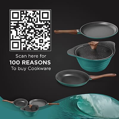 Preethi Artistic Collection Die Cast Non Stick Set, 27 cm Tawa, 24 cm Fry Pan, Kadai 24 cm with Glass Lid Preethi Artistic Collection Die Cast Non Stick Set, 27 cm Tawa, 24 cm Fry Pan, Kadai 24 cm with Glass Lid