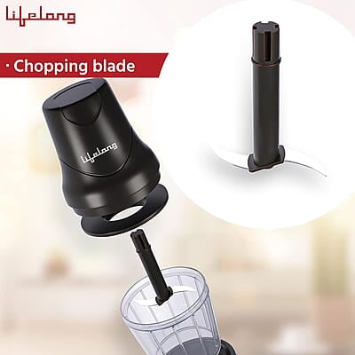Lifelong 250W Regalia Plus Electric Chopper - 600 ml Jar