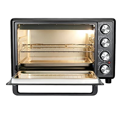 Faber 34 liter (DG) 1600 Watts OTG Bake, Toast, Roast, Grill 6 Functions, Upper & Lower Heating, Rotisserie, 360 Convection Faber 34 liter (DG) 1600 Watts OTG Bake, Toast, Roast, Grill 6 Functions, Upper & Lower Heating, Rotisserie, 360 Convection