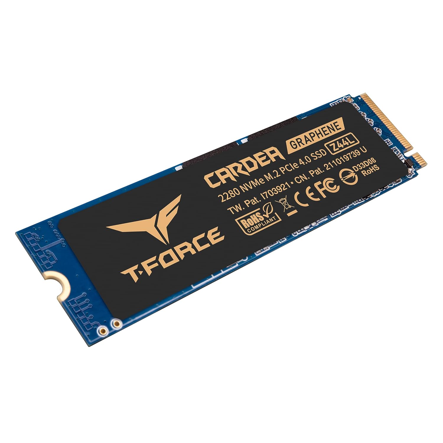 TeamGroup T-Force Cardea Z44L Nvme M.2 2280 Pcie Gen 4 Gaming SSD, 3D NAND TLC, SLC Cache, Graphene Heatsink, Internal Solid State Drive, High Performance, Low Latency TeamGroup T-Force Cardea Z44L Nvme M.2 2280 Pcie Gen 4 Gaming SSD, 3D NAND TLC, SLC Cache, Graphene Heatsink, Internal Solid State Drive, High Performance, Low Latency