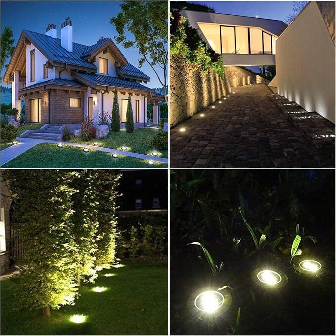 Ground Light Model Rechargeable Solar Garden Light  Waterproof