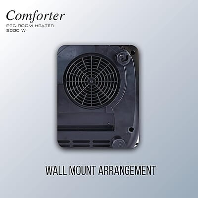 Havells Comforter Room Heater 2000 Watt with Overheat Protection, Adjustable Thermostat Control Knob