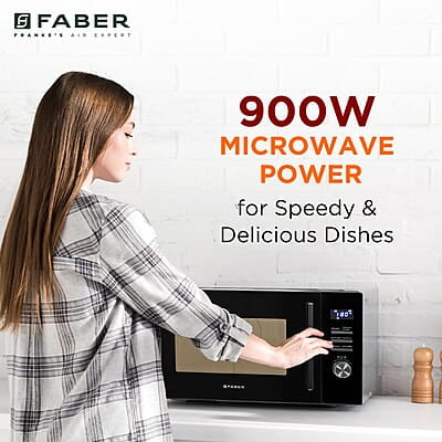 Faber FMW Instacook 30C Standalone 29L Microwave Oven  900W