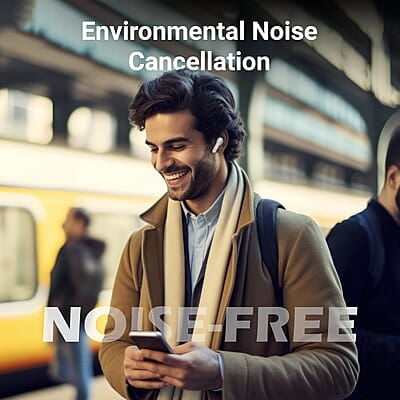ZEBRONICS Beetles in-Ear Wireless Earbuds, Bluetooth v5.4, 22* Hours Backup, Environmental Noise Cancellation, Gaming Mode, Touch Control, Voice Assistant Support