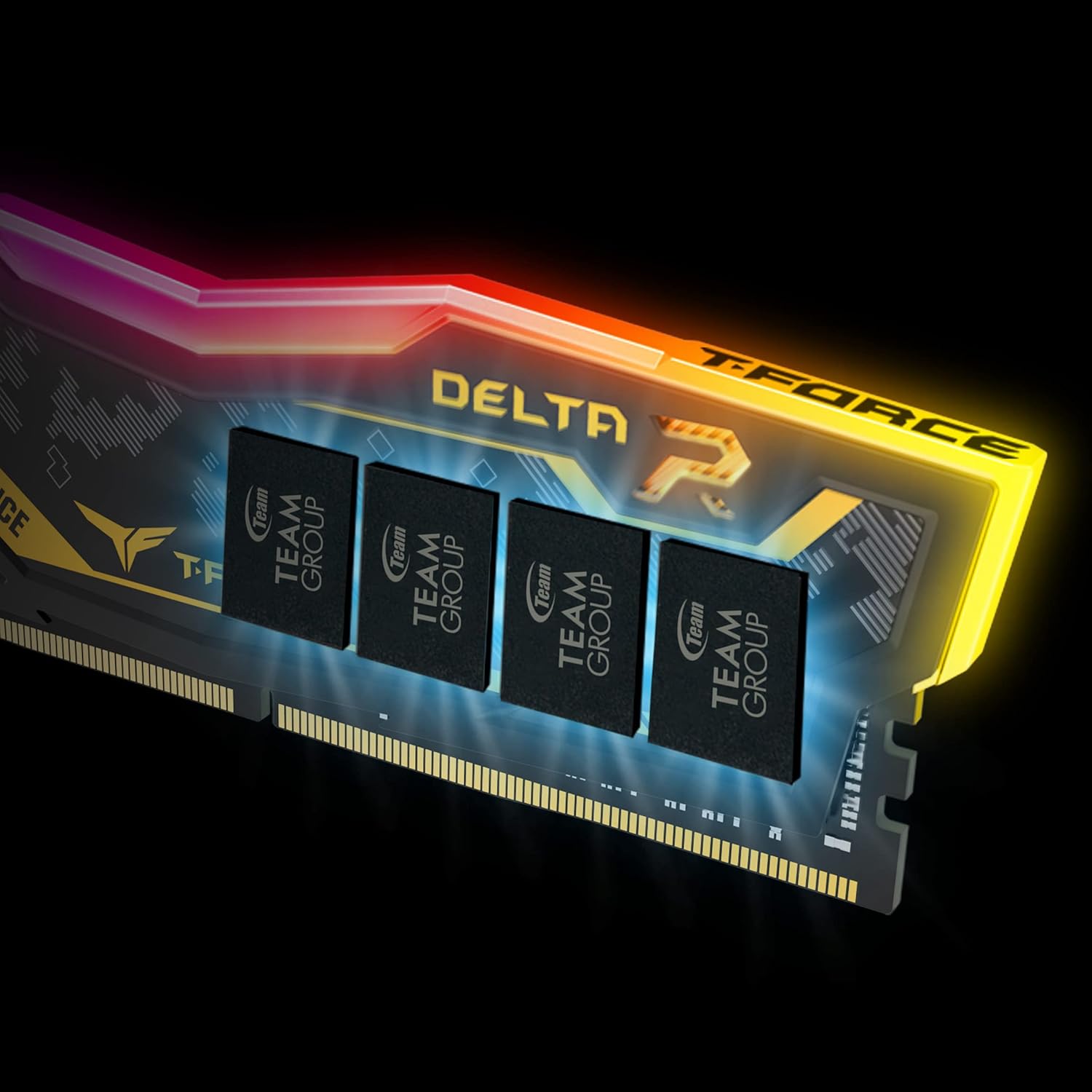 TeamGroup T-Force Delta TUF DDR4 RAM Kit, Desktop Gaming Memory, Metal Heatsink, ARGB Sync, XMP 2.0, for Intel/AMD CPU, High Performance Low Latency Module TeamGroup T-Force Delta TUF DDR4 RAM Kit, Desktop Gaming Memory, Metal Heatsink, ARGB Sync, XMP 2.0, for Intel/AMD CPU, High Performance Low Latency Module