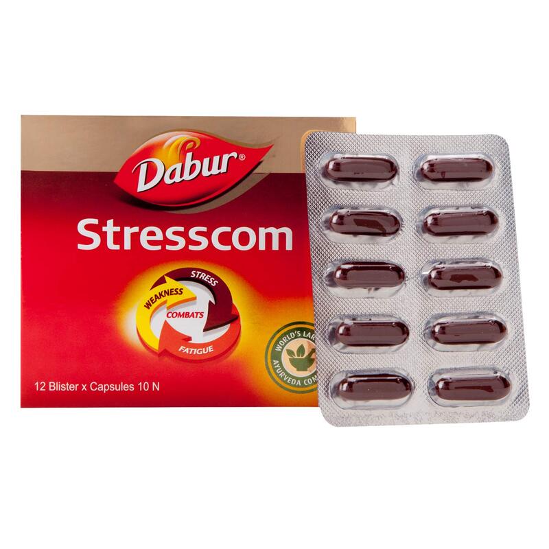 Stresscom Capsules - Dabur Stresscom Capsules - Dabur