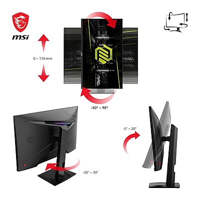 MSI MAG, 27-Inch Rapid IPS, 180Hz QHD Gaming Monitor, MAG 274QRF QD E2 MSI MAG, 27-Inch Rapid IPS, 180Hz QHD Gaming Monitor, MAG 274QRF QD E2