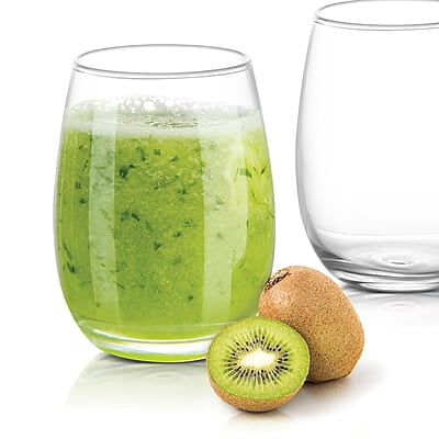 Treo by Milton Sphero Juice Tumbler, 6 Pieces Set, 270 ml Each, Transparent