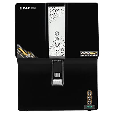 Faber Galaxy Pro Star (RO + UV + UF+ MAT) 7L Storage 8 Stage Filtration Pre & Post Carbon Upto 2500 PPM TDS Faber Galaxy Pro Star (RO + UV + UF+ MAT) 7L Storage 8 Stage Filtration Pre & Post Carbon Upto 2500 PPM TDS