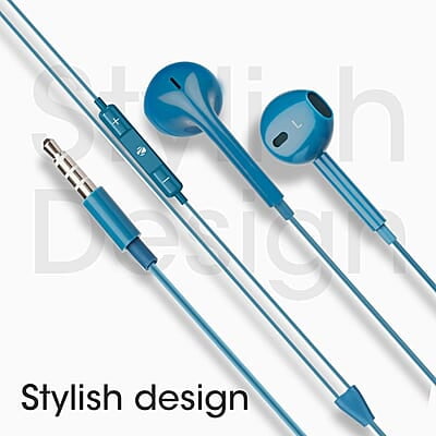 Zebronics Zeb-Buds 30 3.5Mm Stereo Wired In Ear Earphones With Mic For Calling, Volume Control, Multifunction Button, 14Mm Drivers, Stylish Eartip,1.2 Meter Durable Cable And Lightweight Design Zebronics Zeb-Buds 30 3.5Mm Stereo Wired In Ear Earphones With Mic For Calling, Volume Control, Multifunction Button, 14Mm Drivers, Stylish Eartip,1.2 Meter Durable Cable And Lightweight Design