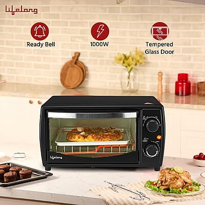 Lifelong OTG 10 Litre - Electric Oven Toaster Griller for Kitchen- 1000 W Lifelong OTG 10 Litre - Electric Oven Toaster Griller for Kitchen- 1000 W