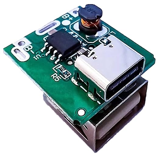 Type-C USB 5V 1A Step-Up Boost Converter Power Bank Charging Module with Charging Protection
