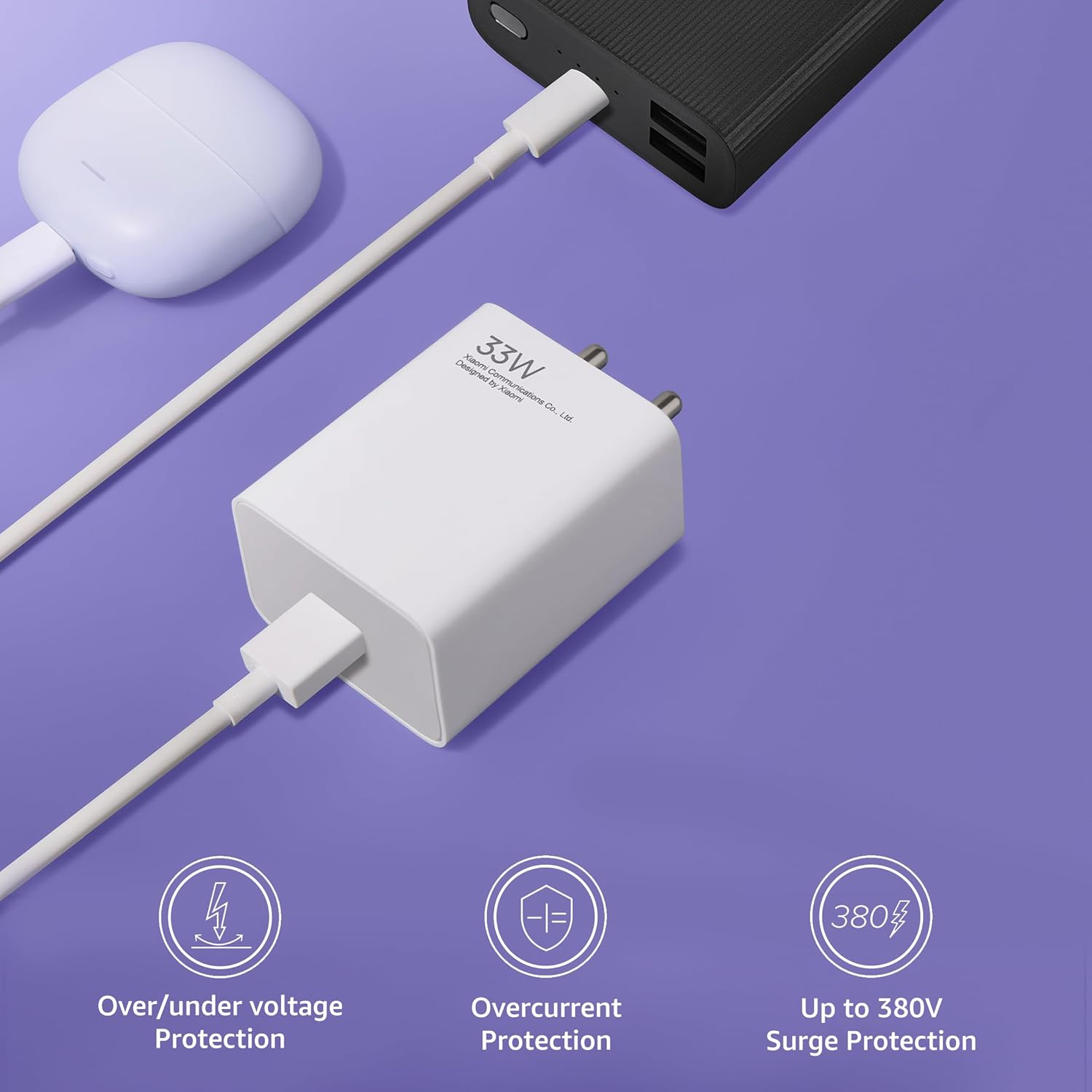 Mi 33W Wall Charger (Type-A + Type-C) Mi 33W Wall Charger (Type-A + Type-C)