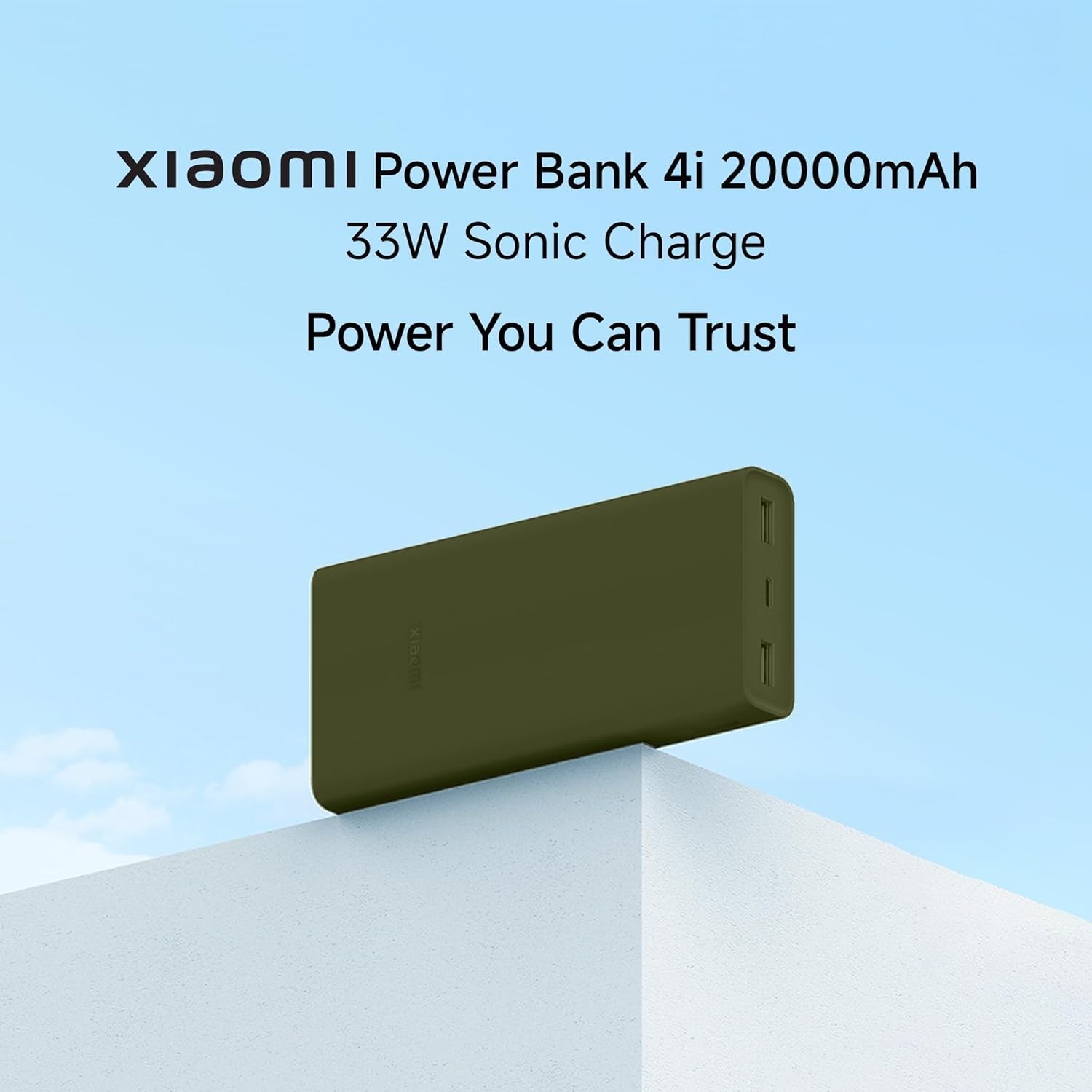 Xiaomi Power Bank 4i 20000mAh 33W Super Fast Charging PD | Power Delivery | QC 3.0|Type C Input & Output |Triple Output Ports|Supports Android,Apple, Tablets, Earbuds, Watches Xiaomi Power Bank 4i 20000mAh 33W Super Fast Charging PD | Power Delivery | QC 3.0|Type C Input & Output |Triple Output Ports|Supports Android,Apple, Tablets, Earbuds, Watches