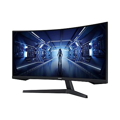 Samsung, 34-Inch, Ultra WQHD, 165Hz, 1ms, Curved Gaming Monitor, Odyssey G5 Samsung, 34-Inch, Ultra WQHD, 165Hz, 1ms, Curved Gaming Monitor, Odyssey G5
