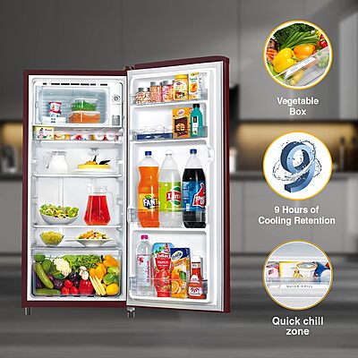 Whirlpool 184 L 3 Star Direct-Cool Single Door Refrigerator