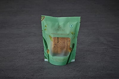 SMOOR Premium Pistachio Biscotti Crunchy & Sweet Gourmet Cookie Biscuits  3x50gm(Pack of 3)