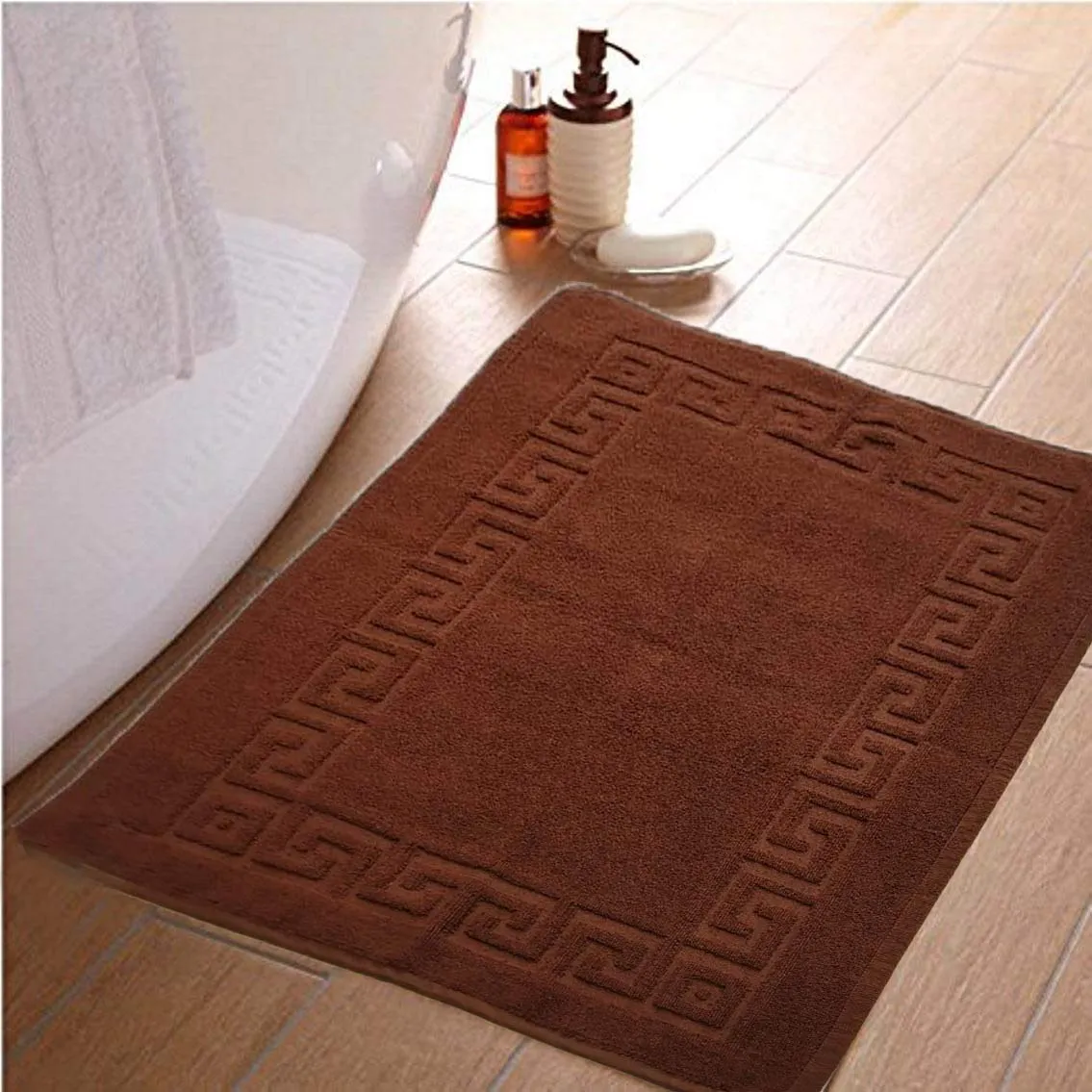Sofrito Bath Mat - Regular - 80% Cotton 20% Polyester - Brown