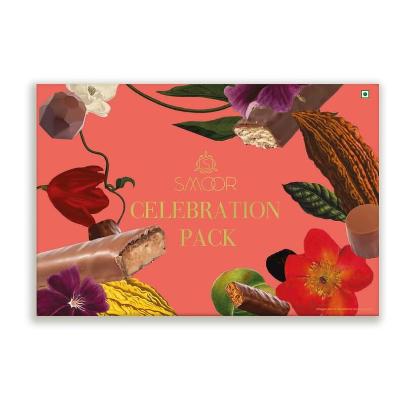 SMOOR Premium Celebration Box Chocolates Gift Pack Special Occasions Box of 14 SMOOR Premium Celebration Box Chocolates Gift Pack Special Occasions Box of 14