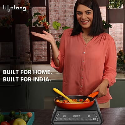 Lifelong 2000 Watt Radiant Induction Cooktop For Home With 7 Preset Indian Menu Option Lifelong 2000 Watt Radiant Induction Cooktop For Home With 7 Preset Indian Menu Option