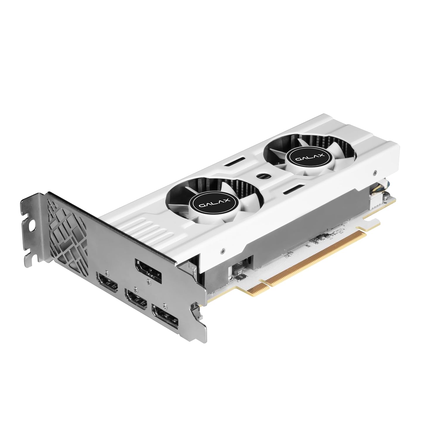 GALAX GeForce RTX 3050 LP 6GB GDDR6 96-bit DP*2/HDM*2/ Graphics Card (White) GALAX GeForce RTX 3050 LP 6GB GDDR6 96-bit DP*2/HDM*2/ Graphics Card (White)