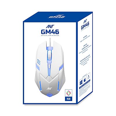 Ant Esports GM46 Gaming Mouse (White) Ant Esports GM46 Gaming Mouse (White)