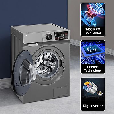 Godrej 9 Kg 5 Star, With AI Tech, Digi Inverter Fully-Automatic Front Load Washing Machine