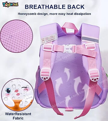 12" Cute Bunny Face Backpack for Kids Girls Boys Toddler Backpack Preschool Nursery