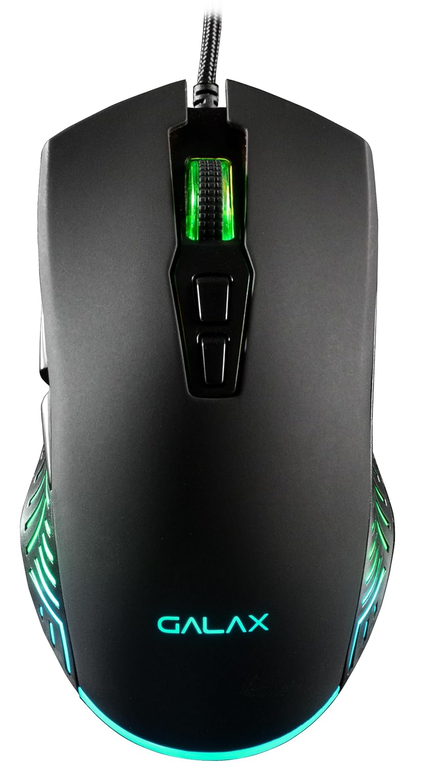 GALAX Slider-03 USB Wired Gaming Mouse | 7 Programmable Buttons | Customizable RGB Lights | Ergonomic Design | 7200 DPI Gaming Grade Sensor | 1.5m Braided Cable | 16.8mn Color, Light Weight - Black GALAX Slider-03 USB Wired Gaming Mouse | 7 Programmable Buttons | Customizable RGB Lights | Ergonomic Design | 7200 DPI Gaming Grade Sensor | 1.5m Braided Cable | 16.8mn Color, Light Weight - Black