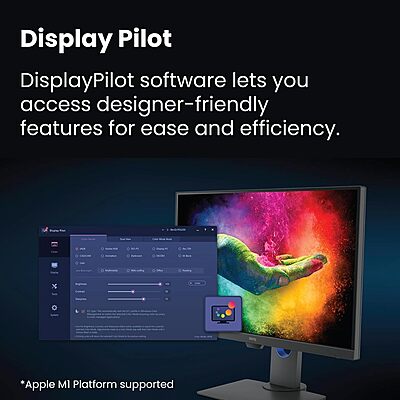BenQ 27" 2K QHD Designer Monitor, 60Hz IPS Panel, PD2705Q