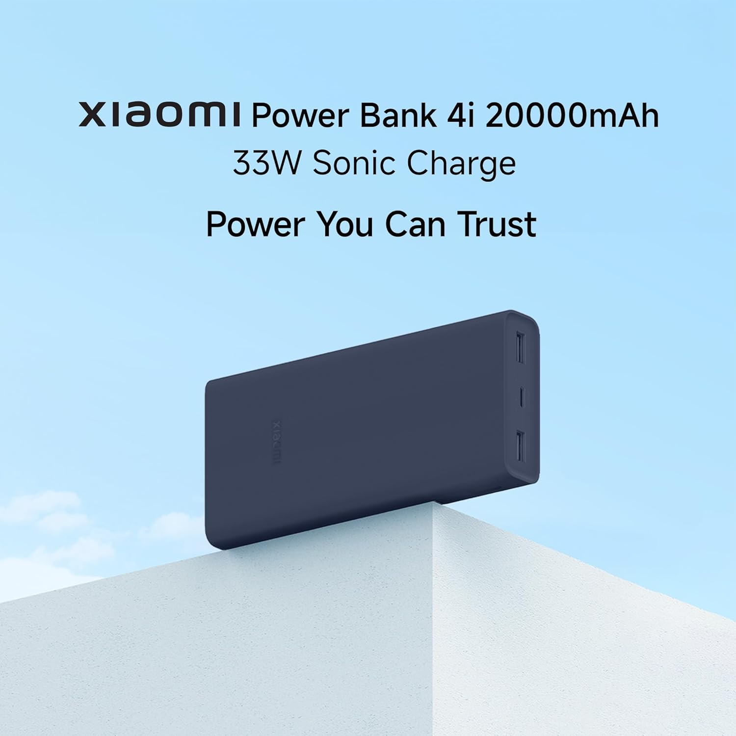 Xiaomi Power Bank 4i 20000mAh 33W Super Fast Charging PD | Power Delivery | QC 3.0|Type C Input & Output |Triple Output Ports|Supports Android,Apple, Tablets, Earbuds, Watches Xiaomi Power Bank 4i 20000mAh 33W Super Fast Charging PD | Power Delivery | QC 3.0|Type C Input & Output |Triple Output Ports|Supports Android,Apple, Tablets, Earbuds, Watches