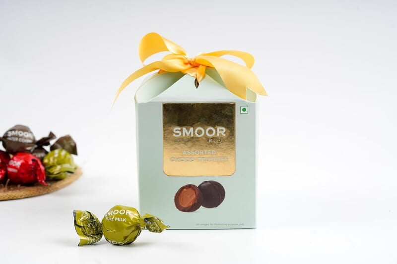 SMOOR Assorted Choco Truffles Box Premium Chocolate Gift BoxSpecial Occasions Box of 16 (224g)
