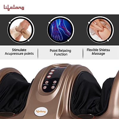 Lifelong Foot Massager Machine for Pain Relief with Kneading function