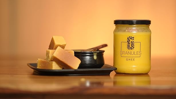GRANULES Pure Cow Ghee 500ml | Natural Desi Ghee | Premium Cow Ghee | Organic Pure Ghee | Traditional Method | Authentic Ghee for Cooking GRANULES Pure Cow Ghee 500ml | Natural Desi Ghee | Premium Cow Ghee | Organic Pure Ghee | Traditional Method | Authentic Ghee for Cooking