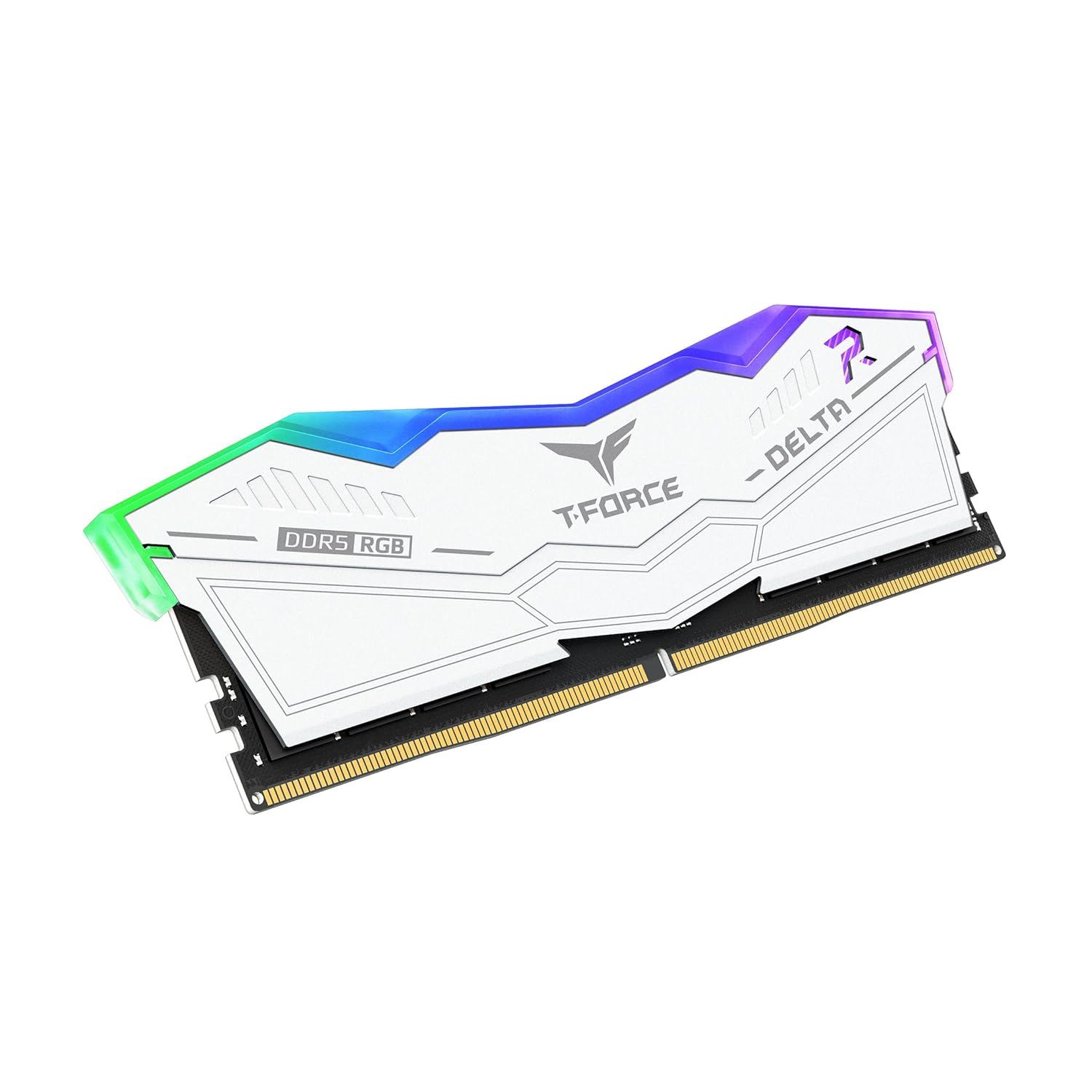TeamGroup T-Force Delta RGB DDR5 RAM Kit, Desktop Gaming Memory, Metal Heatsink, ARGB Sync, ECC, XMP 3.0/EXPO, For Intel/AMD CPU, High Performance Low Latency TeamGroup T-Force Delta RGB DDR5 RAM Kit, Desktop Gaming Memory, Metal Heatsink, ARGB Sync, ECC, XMP 3.0/EXPO, For Intel/AMD CPU, High Performance Low Latency