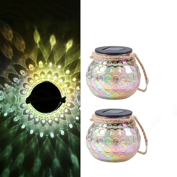 Lanterne solaire en verre Tomshine