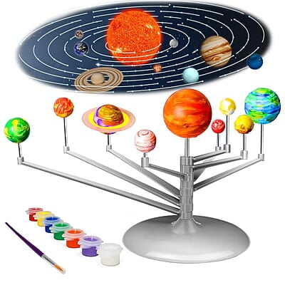 Kids Solar System Model Kit for Kids, Paint and Assemble Kit for School Project and Kids Learning, DIY Science Modal Kit for School and Home, with All Materials to Make Solar System Kids Solar System Model Kit for Kids, Paint and Assemble Kit for School Project and Kids Learning, DIY Science Modal Kit for School and Home, with All Materials to Make Solar System