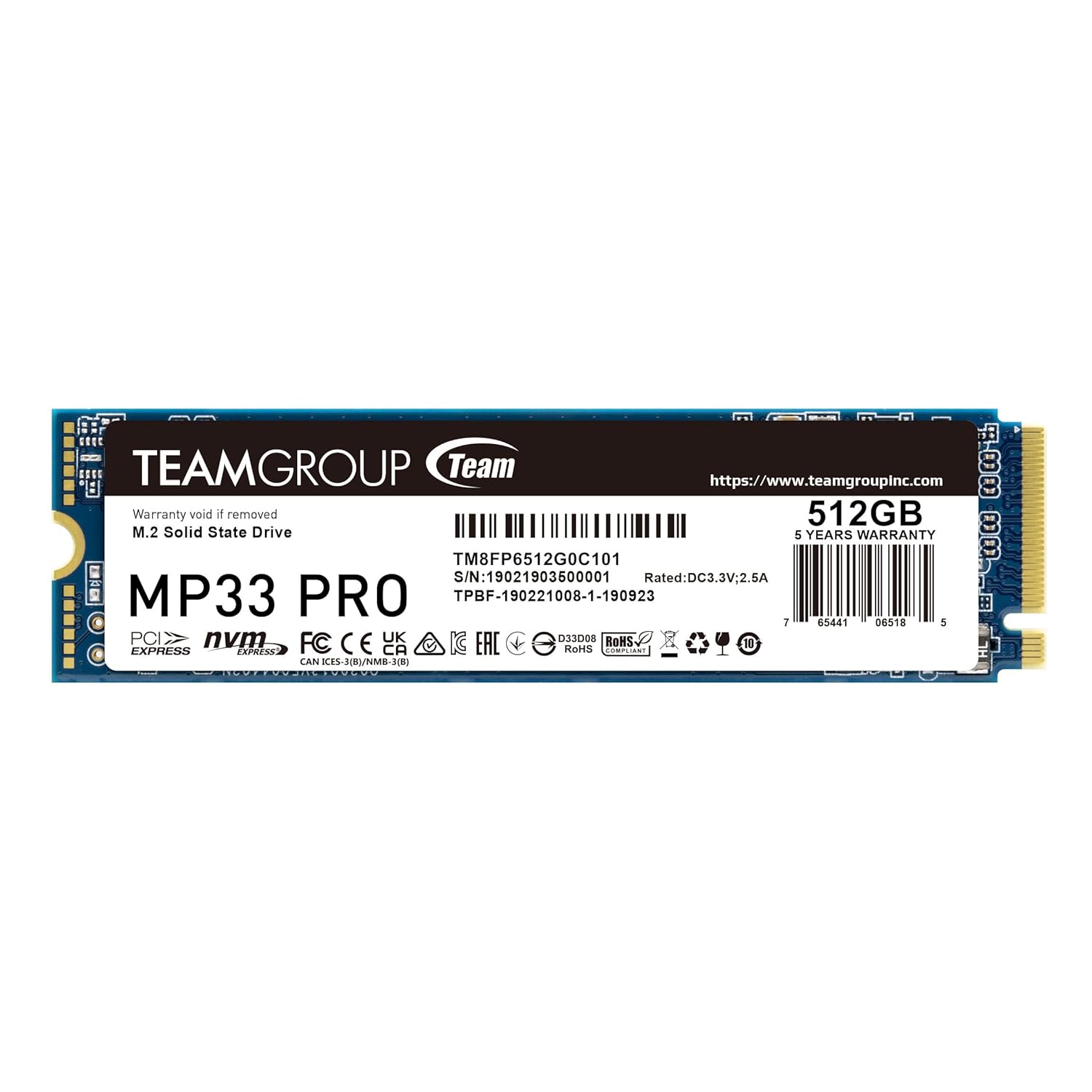 TeamGroup Nvme M.2 2280 Pcie Gen 3 Gaming SSD, 3D NAND TLC, SLC Cache, Internal Solid State Drive , High Performance, Low Latency, ECC Function, for PC & Laptop suggest title TeamGroup Nvme M.2 2280 Pcie Gen 3 Gaming SSD, 3D NAND TLC, SLC Cache, Internal Solid State Drive , High Performance, Low Latency, ECC Function, for PC & Laptop suggest title
