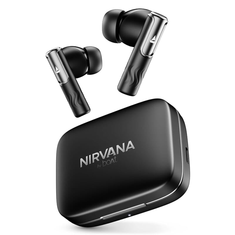 boAt Newly Launched Nirvana Ivy Truly Wireless in Ear Earbuds w/ 50dB Hybrid Active Noise Cancellation, 360º Spatial Audio, Dynamic Head Tracking,Hearables App Support & 50hrs Playback boAt Newly Launched Nirvana Ivy Truly Wireless in Ear Earbuds w/ 50dB Hybrid Active Noise Cancellation, 360º Spatial Audio, Dynamic Head Tracking,Hearables App Support & 50hrs Playback
