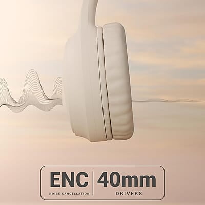 ZEBRONICS New Launch Aeon Wireless Over Ear Headphone with 110H Battery Backup, Supports Bluetooth & Aux, Gaming Mode, Enc, Dual Pairing, Rapid Charging