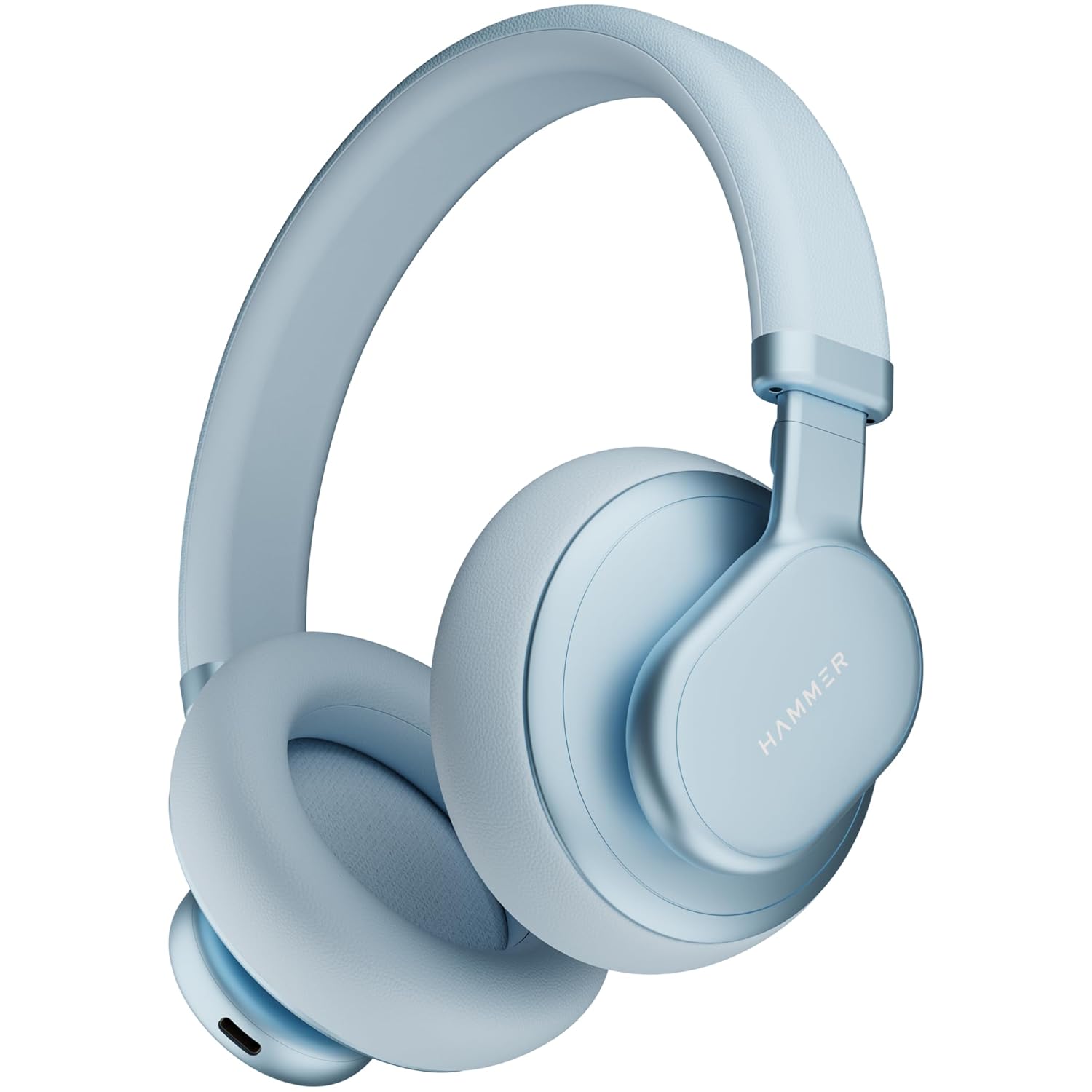 HAMMER Bash Max Over The Ear Wireless Bluetooth Headphones with Mic, Touch Control, Deep Bass, Upto 40 Hours Playtime, Bluetooth 5.3, Workout/Travel (Blue) HAMMER Bash Max Over The Ear Wireless Bluetooth Headphones with Mic, Touch Control, Deep Bass, Upto 40 Hours Playtime, Bluetooth 5.3, Workout/Travel (Blue)
