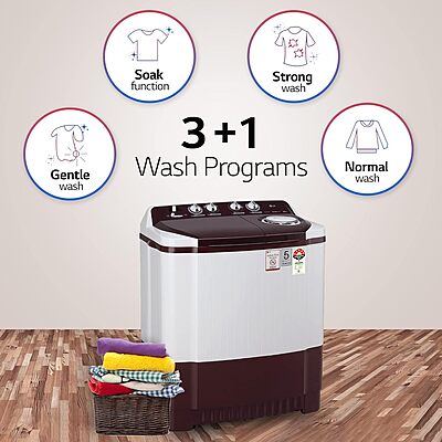 LG 8.5 kg 5 Star Semi-Automatic Top Load Washing Machine LG 8.5 kg 5 Star Semi-Automatic Top Load Washing Machine