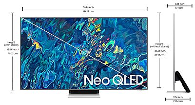 Samsung 163 cm (65 inches) 4K Ultra HD Smart Neo QLED TV QA65QN95BAKLXL