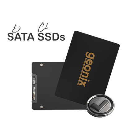 Geonix SATA 512 GB 2.5", 6Gb/s, 570/500 MB/s, Quad Channel, PC/Laptop, 5 Years Warranty