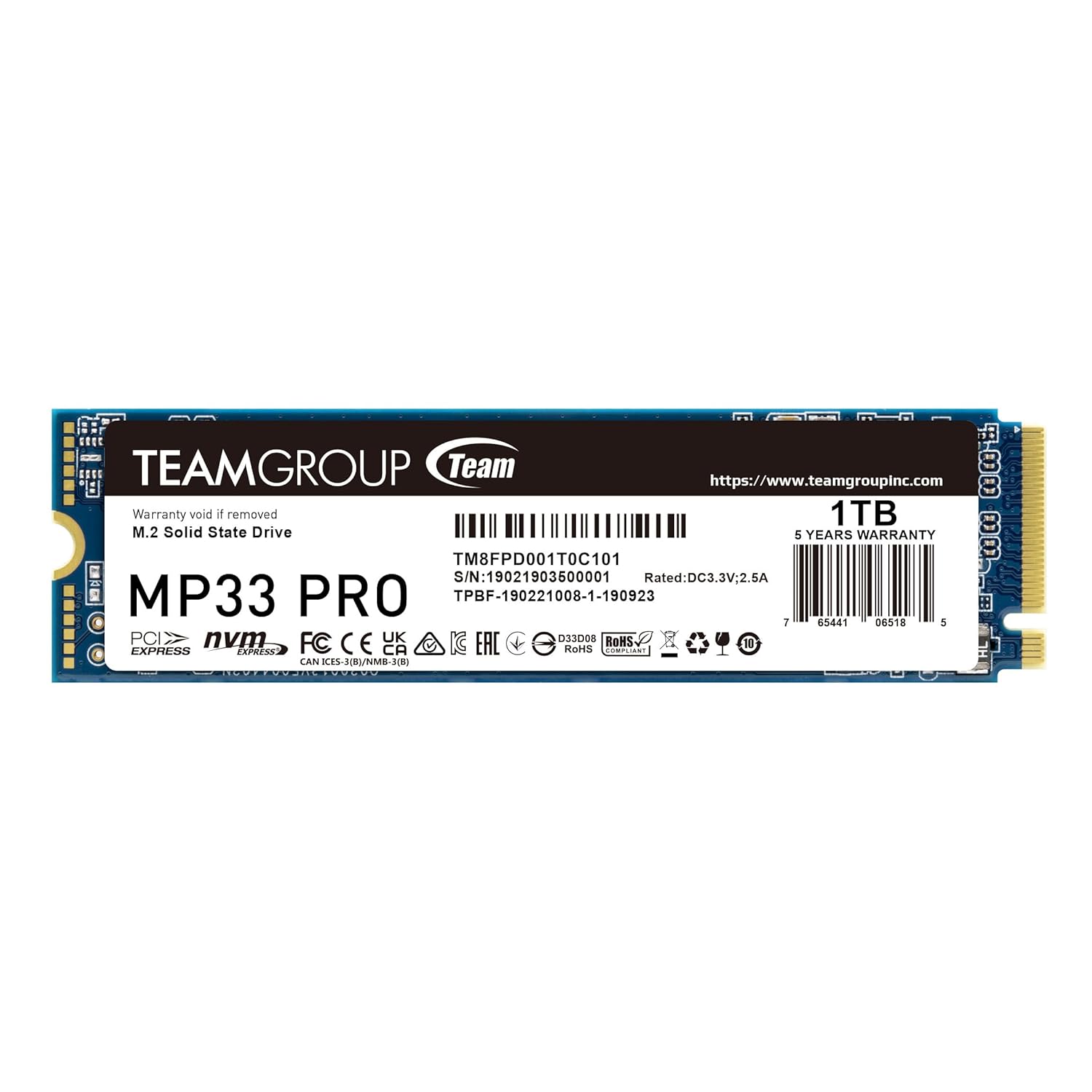 TeamGroup Nvme M.2 2280 Pcie Gen 3 Gaming SSD, 3D NAND TLC, SLC Cache, Internal Solid State Drive , High Performance, Low Latency, ECC Function, for PC & Laptop suggest title TeamGroup Nvme M.2 2280 Pcie Gen 3 Gaming SSD, 3D NAND TLC, SLC Cache, Internal Solid State Drive , High Performance, Low Latency, ECC Function, for PC & Laptop suggest title