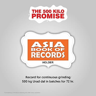 Preethi Galaxy MG225 Mixer Grinder, 750 watt, Pink, 3 Jars, Vega W5 Motor with 5yr Warranty & Lifelong Free Service