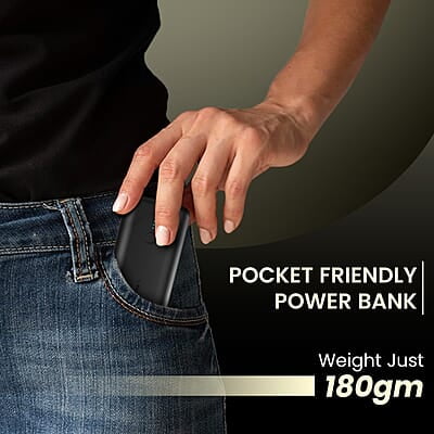 Portronics Power Pod 10K Advanced 10000 mAh Smallest Power Bank with 22.5W Max Output