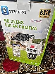 Triple Camera Cctv Triple View Dual Camera Solar Camera Triple Camera Cctv Triple View Dual Camera Solar Camera