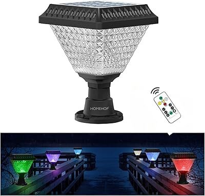 Ruby Square Solar Garden Gate Light With Waterproof Ruby Square Solar Garden Gate Light With Waterproof